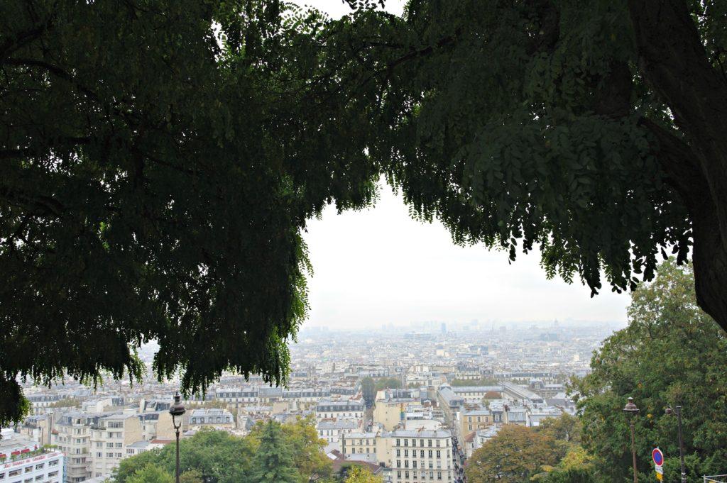 sacre coeur widok paryż